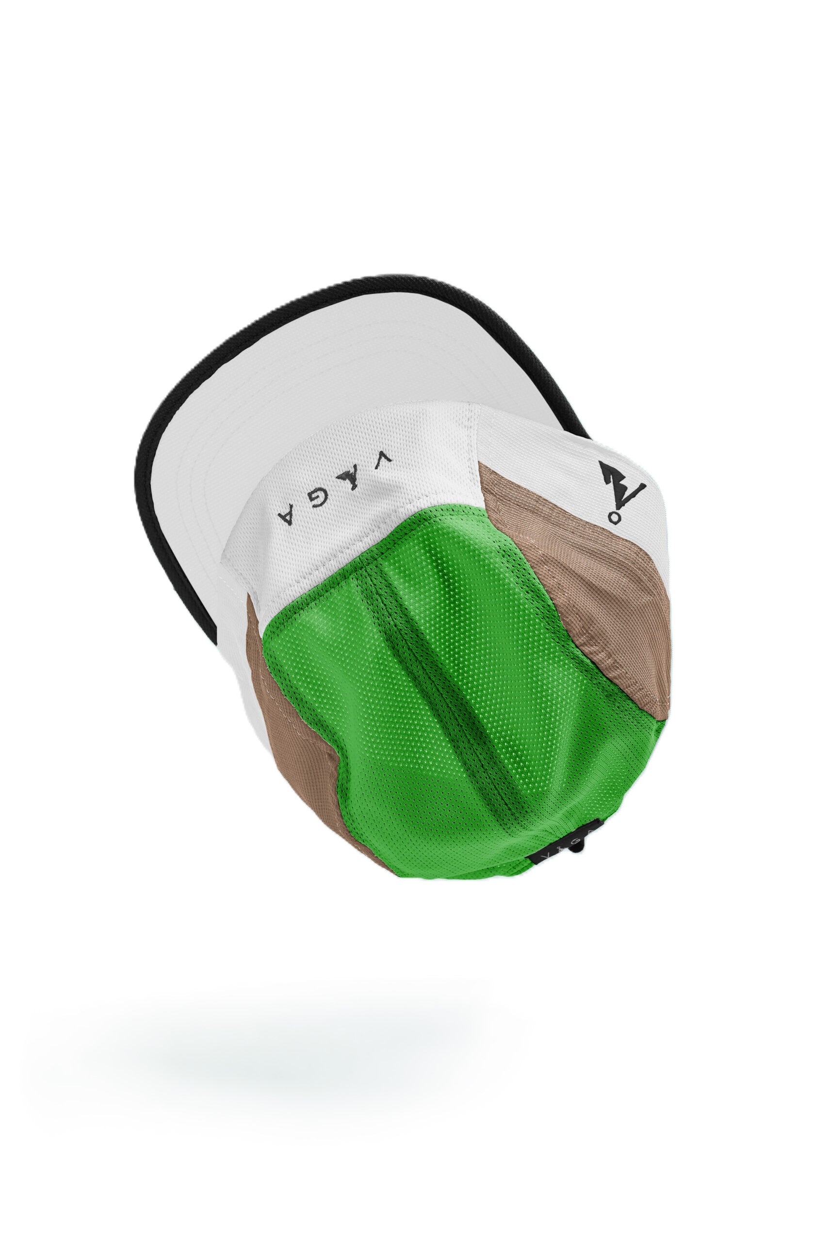 Våga Club Cap - Hvit / Kamel / Limegrønn / Marineblå