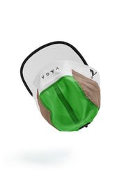 Våga Club Cap - Hvit / Kamel / Limegrønn / Marineblå