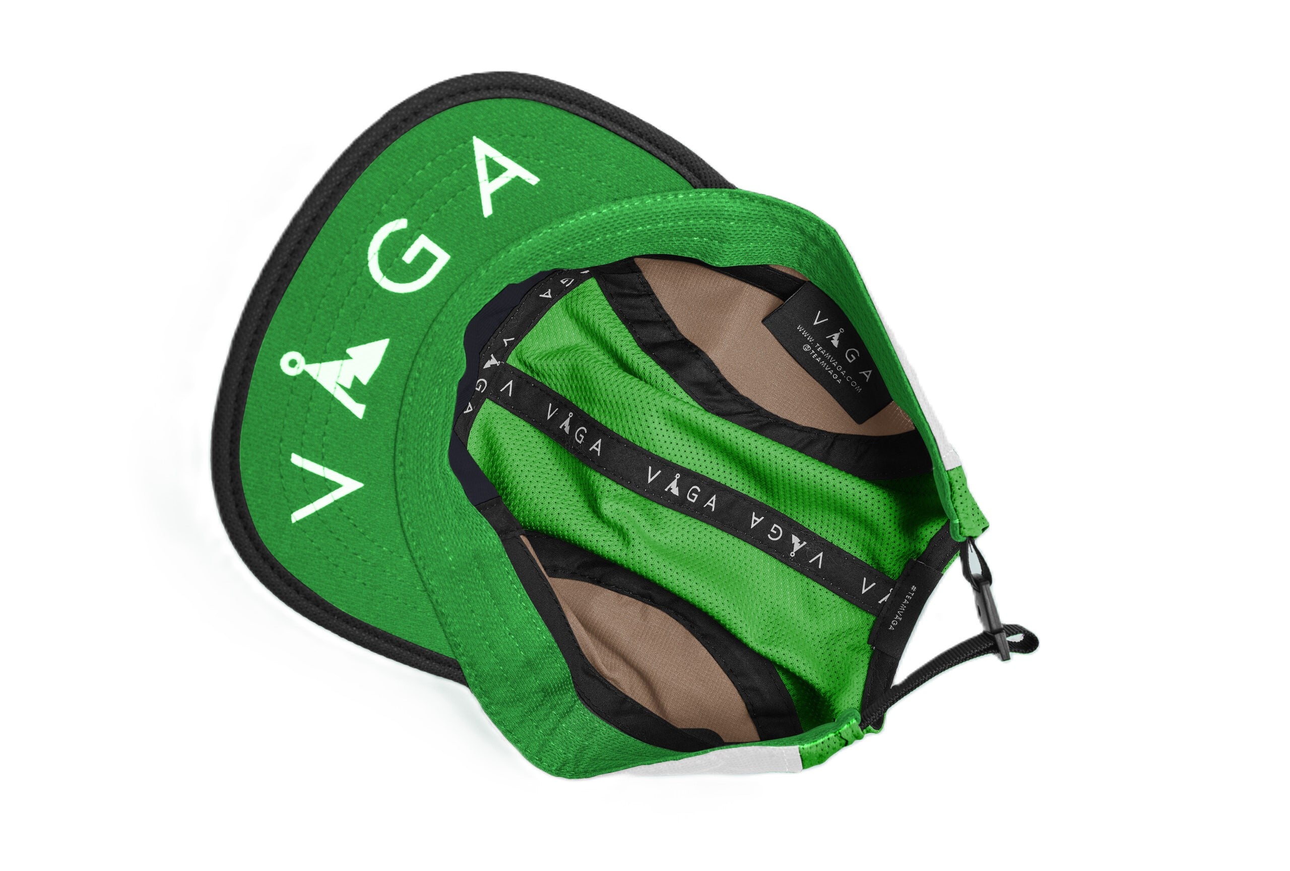 Våga Club Cap - Hvit / Kamel / Limegrønn / Marineblå