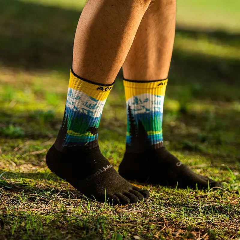 Aonijie COOLMAX® Tåsokk 3/4 Snøfjell