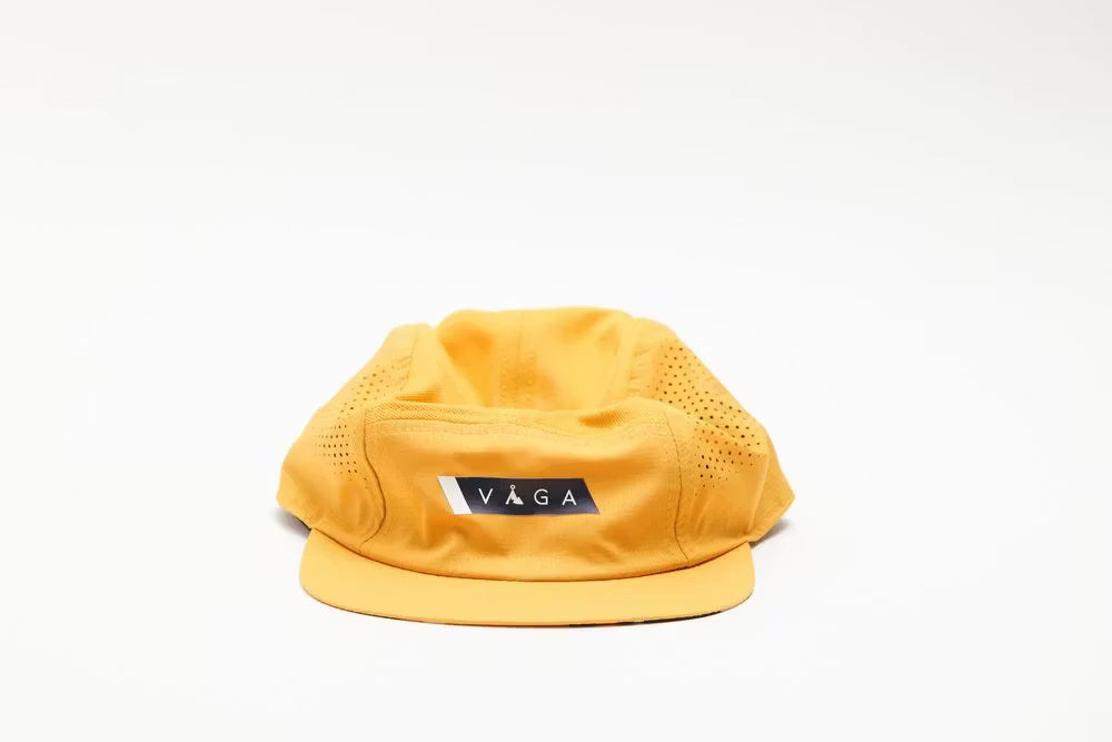 Våga Feather Racing Cap - Gul / Marineblå