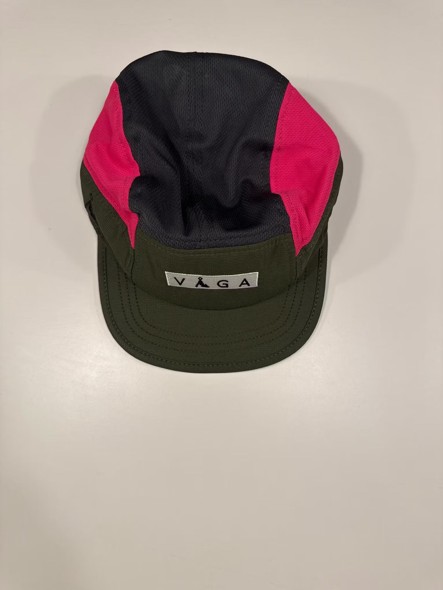 Våga Club Cap - Mellomgrå/Militærgrønn/Neonrosa/Kullgrå/Neongul