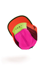 Våga Club Cap - Grønn / Vinrød / Neonrosa / Neonoransje