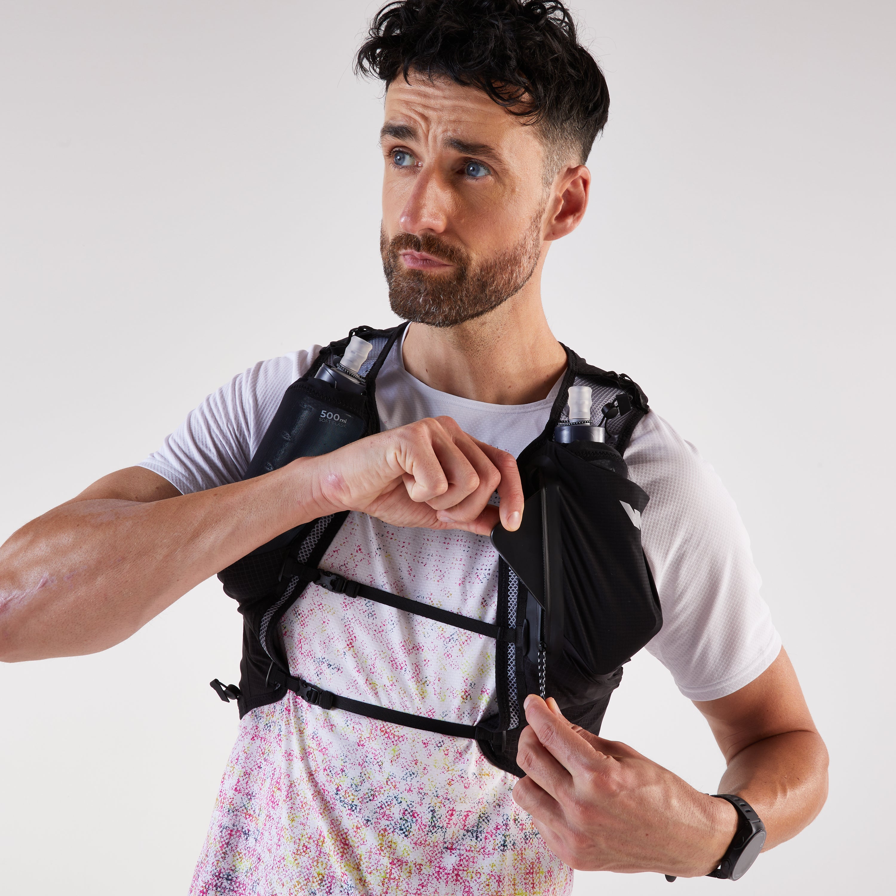 TRAIL RUNNING BAG 10L BLACK/GREY