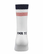 ÅSUNDEN MID CREW SOCKS OFF-WHITE/RETRO PINK