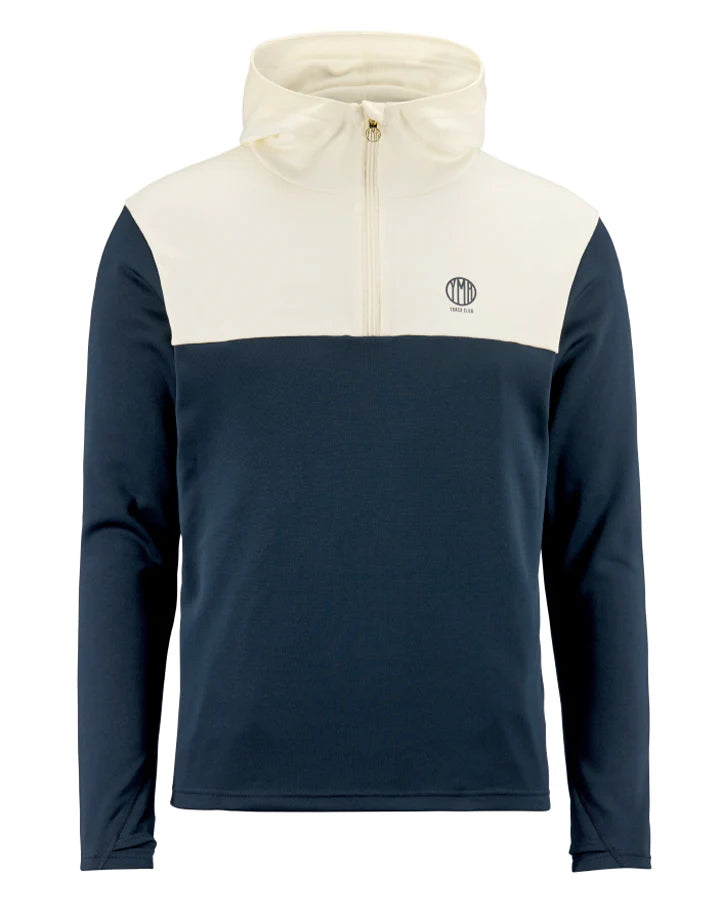 Åsunden Herre Half Zip Off-White/Navy