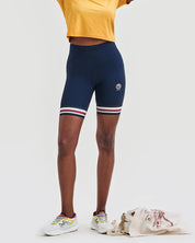 UTÖ LADIES MID TIGHTS NAVY/BURGUNDY