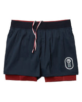 STADION 2-1 SHORTS NAVY/BURGUNDY