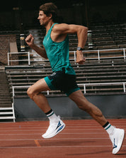 ÅSUNDEN MID CREW SOCKS OFF-WHITE/WARM GREEN