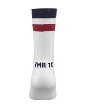 ÅSUNDEN MID CREW SOCKS OFF-WHITE/NAVY/BURGUNDY