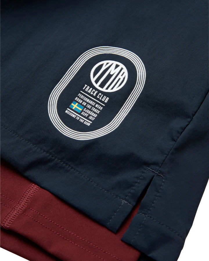STADION 2-1 SHORTS NAVY/BURGUNDY