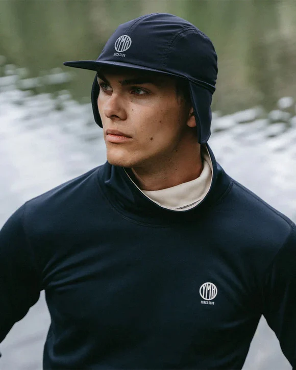 YMR Åsunden Men's Funnel Neck Navy - Bilde 6