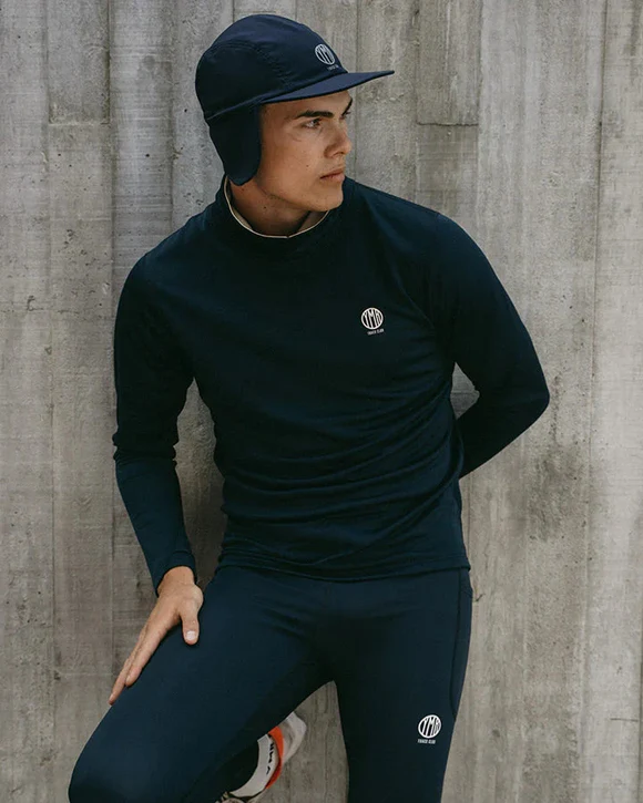 YMR Åsunden Men's Funnel Neck Navy - Bilde 3